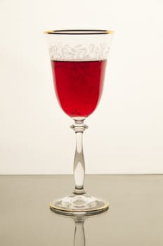 glasses on a light background
