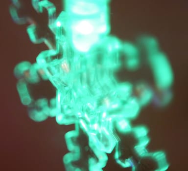 glass snowflake