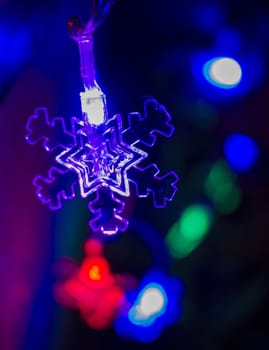 glass snowflake