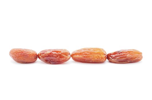 Dates on a white background