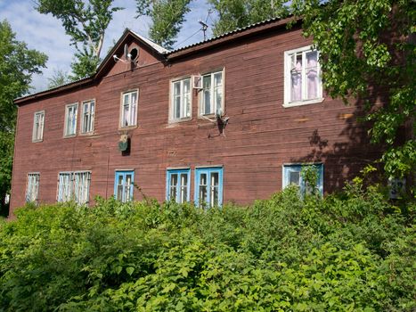 wooden house