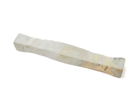 Whetstone on a white background