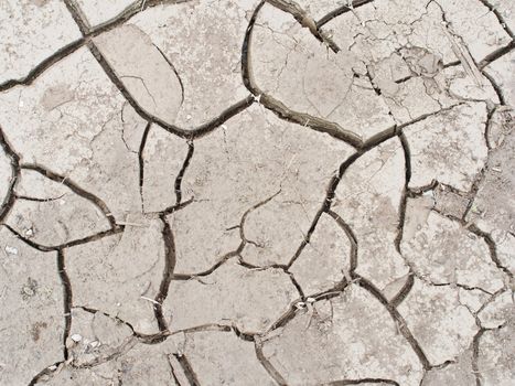 Dry land in the cracks. background