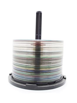 CD on white background 