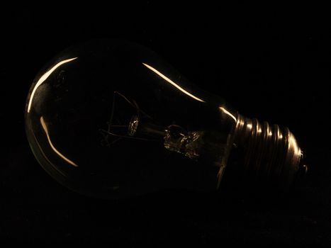light on a dark background