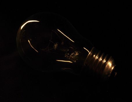light on a dark background