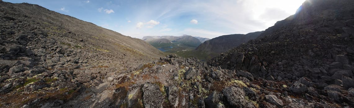 Mountain panorama. Hibiny