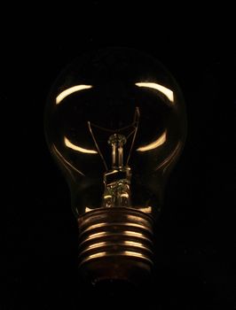 light on a dark background