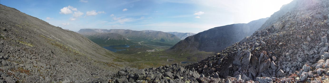 Mountain panorama. Hibiny