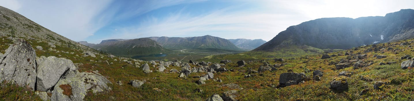 Mountain panorama. Hibiny