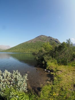 Lake in the mountains