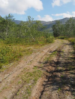 road in the mountains