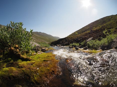 mountain river