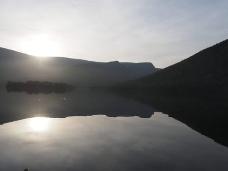 Lake in the mountains