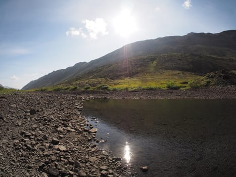 Lake in the mountains