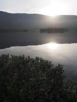 Lake in the mountains