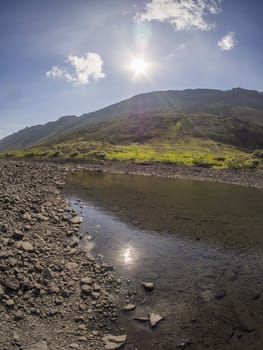 Lake in the mountains