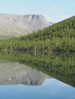 Lake in the mountains