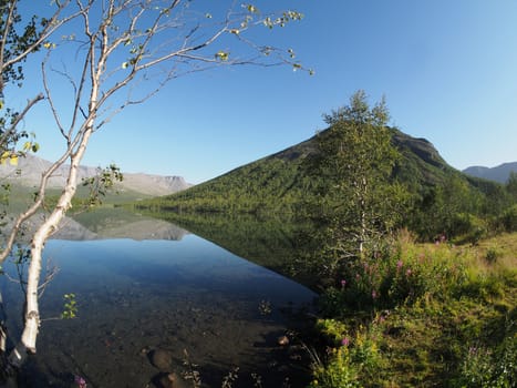 Lake in the mountains