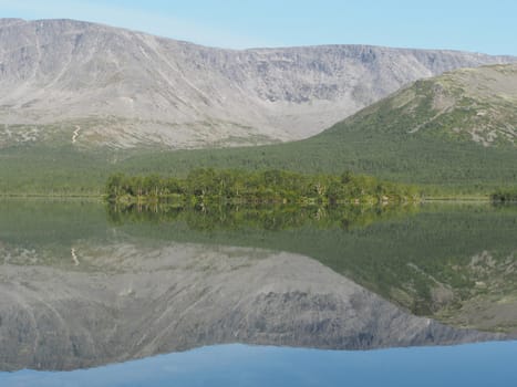 Lake in the mountains