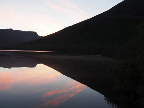 Lake in the mountains