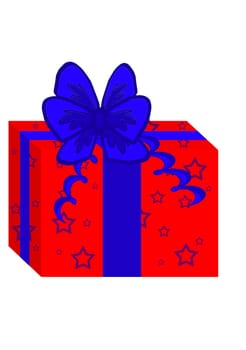 Gift boxes on a white background