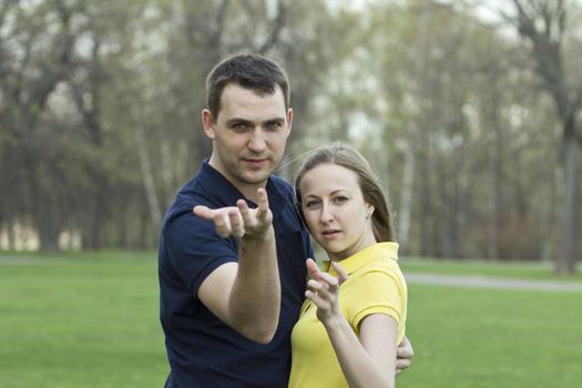 Portrait of a young couple