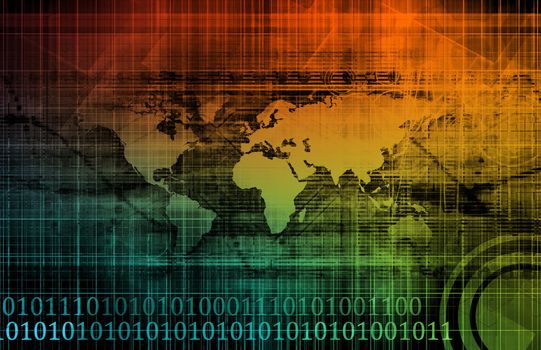 Secure Network with Global Protection of Data Art
