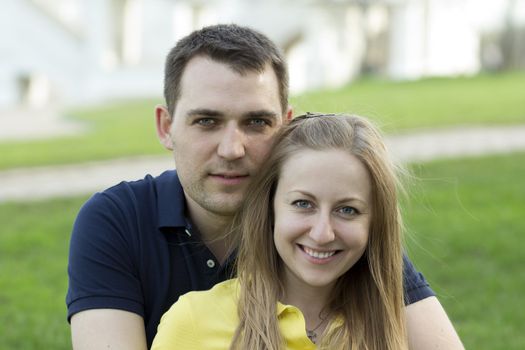 Portrait of a happy young couple