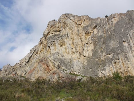 sky and rock 
