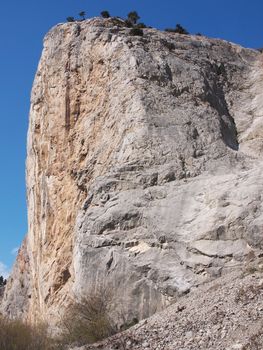 Rock and sky 