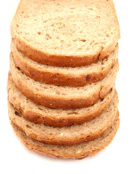 Bread on a white background           