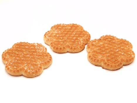 Cookies on a white background      