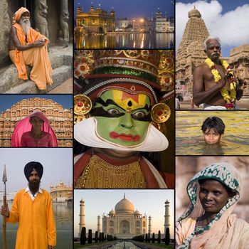 Images of India and it's people - Agra,  Jaipur, Amritsar, Madurai, Mamallapuram, Varanasi.