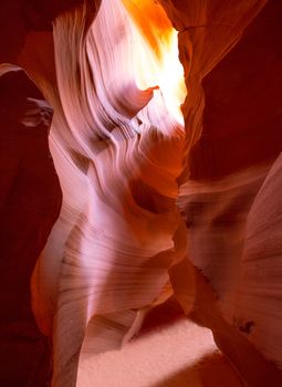 Arizona Antelope Canyon on Navajo land near Page USA