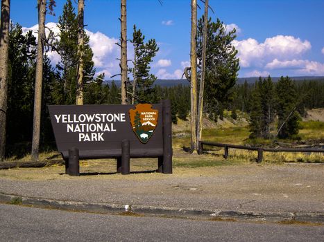 Entrance to Yellowstone Park