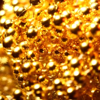 golden stars holiday background close up