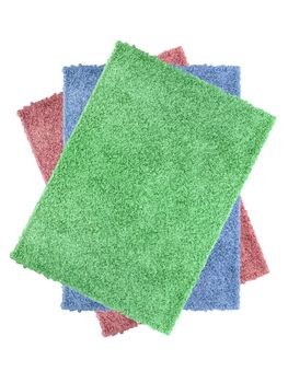 A floor rug isolated on a plain background