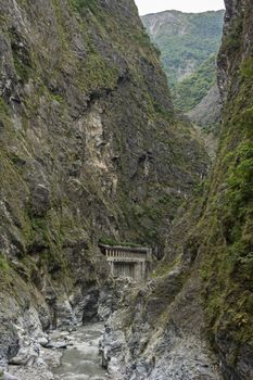 Famous geography landscape at Taroko National Park, Taiwan, Asia