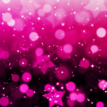 abstract magic bokeh and star lighting  background