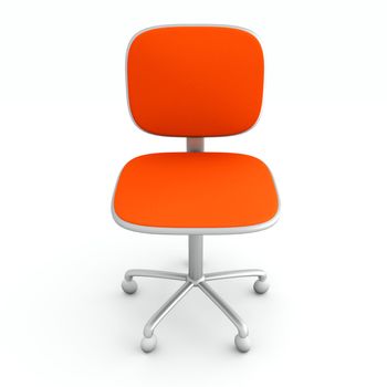 A modern office chair. 3d rendered Illustration.