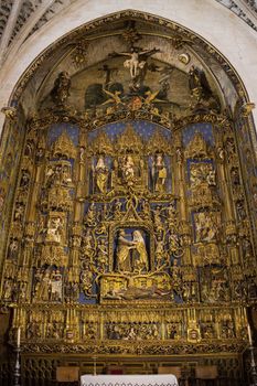 Burgos Cathedral in the city of Burgos in the Castilla y Leon region of northern Spain.