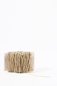 Roll of Twine isolated on a White Background