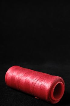 Roll of Twine isolated on a Black Background