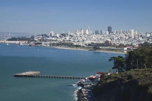 San Francisco Panorama with Bay bridge