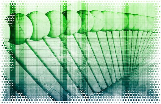 DNA Medical Science and Biotech Chemistry Genes