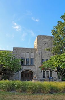 INDIANAPOLIS, INDIANA - JULY 30: The Atherton Union at Butler University on July 30, 2011. The building is a focal point for student life and contains the first Starbucks franchise to open in Indiana.