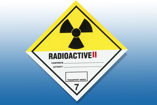 Hazard Warning Sign - Radioactive materials