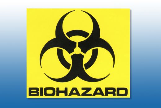 Warning sign - Biohazardous Materials