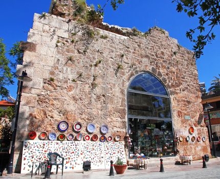 Turkey. Antalya old town. Shop of souvenirs